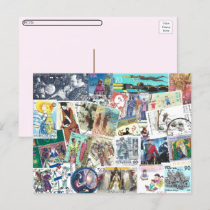 Postcrossing met verzendkosten met mensen briefkaart