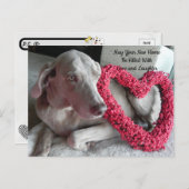 Postcrossing nieuwe thuis felicitaties ansichtkaar briefkaart (Voorkant / Achterkant)