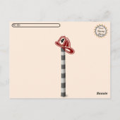 Postcrossing - Schattige Cat Briefkaart - Brandwee (Achterkant)