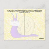  Postcrossing Snail - Briefkaart (Achterkant)