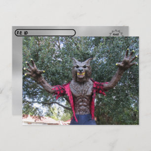 Postcrossing - Weerwolf / Wolf Man Briefkaart