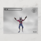 Postcrossing - Weerwolf / Wolf Man Briefkaart (Achterkant)