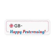 Postcrossover Briefkaart ID GB UK Postcrosser ラ ベ