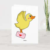 Postduif Brief Kaart (Achterkant)