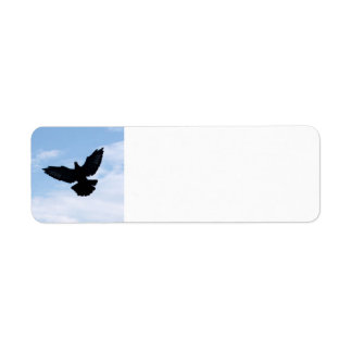  postduif landing Adresetiketten Etiket