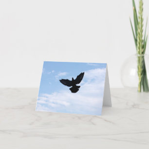 Postduif naar huis Notecard die komen Kaart