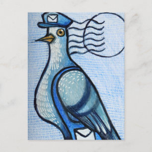 Postduif Post humor Briefkaart