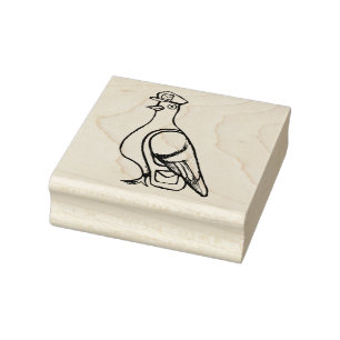 Postduif Postale Humor Rubberstempel