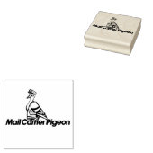 Postduif Rubberstempel (Gestempeld)