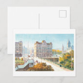 Poste à Ottawa Carte postale Vintage (Devant / Derrière)