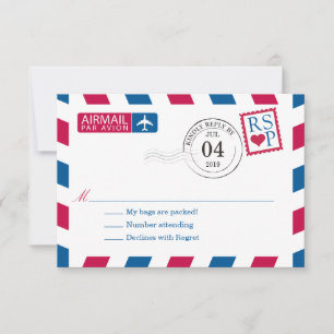 Poste aérienne   RSVP l'épousant