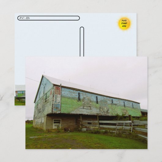 Poste - Carte postale Grange Peinte (Devant / Derrière)