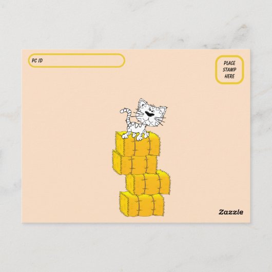 Poste - Carte postale Halloween de Savannah - Chat (Dos)