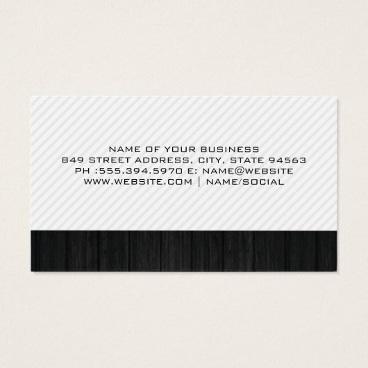 Poste de travail de la Boutique de Barber (Dos)