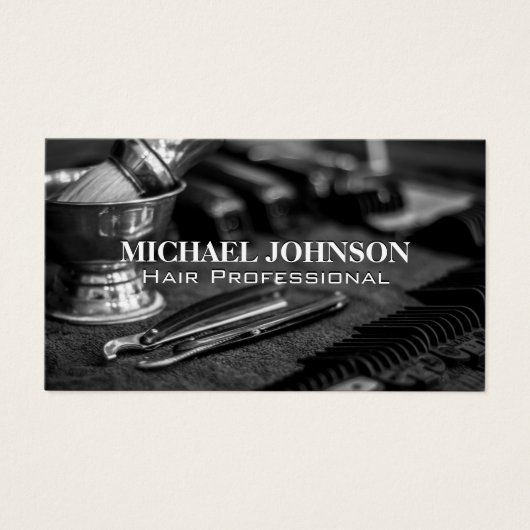 Poste de travail de la Boutique de Barber (Devant)