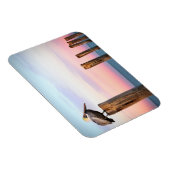 Posten en een Pelican | Fort Myers Beach, Florida Magneet (Rechterzijde)