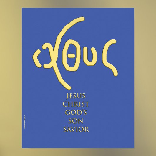 POSTER Ι Θ Υ (ICHTHYS)