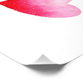 Poster С te romantique Je t'aime Saint Valentin (Coin)