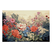 POSTER きれいな色とりどりの花 (Devant)