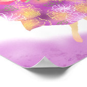 POSTER ハートを抱えた着物ドレスの女の子 (Coin)