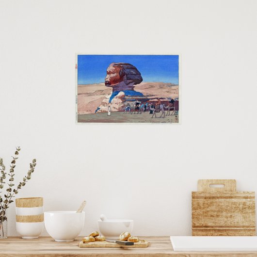 Poster フ クd'昼, Sphinx (Heure de Jour), Hiroshi Yoshida (Cuisine)