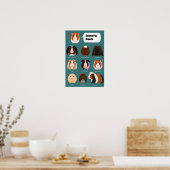 POSTER モルモットの種類一覧 (Cuisine)