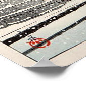 Poster 上 野 東 宮, Ueno Tōshō-gu, Hasui Kawase, Woodcut (Coin)