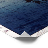 Poster 光 海, Mer scintillante, Hiroshi Yoshida, Découpe (Coin)