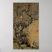 POSTER 動植綵絵(2)梅花小禽図, 伊藤若冲 (Devant)