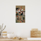 POSTER 動 植 綵 絵(20)群 図,   鶏 (Cuisine)