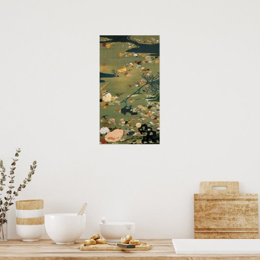 Poster 動 植 綵 絵(24)貝 図, de 甲 (Cuisine)