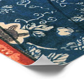 Poster 女 と 眠 猫, 芳 Femme et Chat couché, Kuniyoshi (Coin)