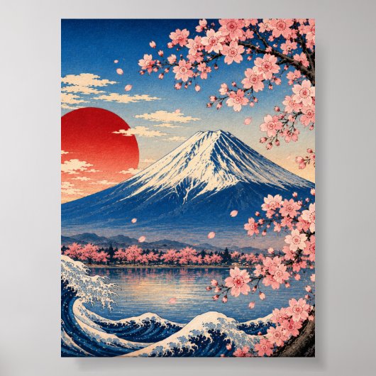 POSTER 富士山 (Devant)