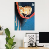Poster 幽 霊, 北 斎 Ghost, Hokusai, Ukiyoe (Bureau à domicile)