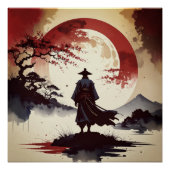 Poster 月下の侍 – Samurai Beneath the Crimson Moon (Devant)