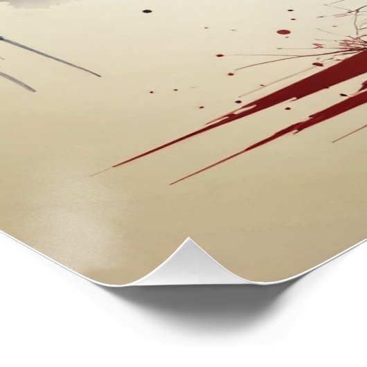 Poster 月下の侍 – Samurai Beneath the Crimson Moon (Coin)