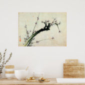 Poster 梅 花, 北 Fleurs 斎 de prunes, Hokusai, Ukiyo-e (Kitchen)