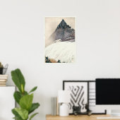 Poster 槍 ヶ 岳, Mont Yari, Hiroshi Yoshida, Découpe (Bureau à domicile)