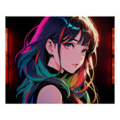 Poster 煌霞の少女【Radiant Haze Girl】 (Devant)