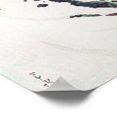 Poster 白 旭 岳, Asahi Peak Vue du Mont Hakuba, Hasui (Coin)