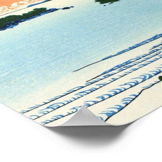 POSTER 相州七里浜,北斎 (Coin)