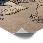 Poster 相 撲, 国 芳 Sumo Wrestling, Kuniyoshi, Ukiyo-e (Coin)