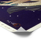 Poster 真 鴨, Canards Mallard, Hasui Kawase, Coupe de bois (Coin)