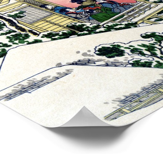 POSTER 礫川雪の旦, 北斎 (Coin)