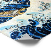 POSTER 神奈川沖浪裏, 北斎 (Coin)