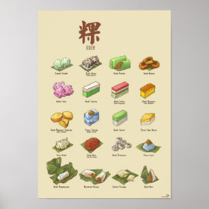 Poster 粿 I (A3) de Kueh