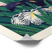 Poster 菖 蒲, Iris, Hasui Kawase, Woodcut (Coin)
