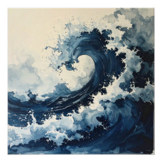 Poster 蒼の波 – The Indigo Wave