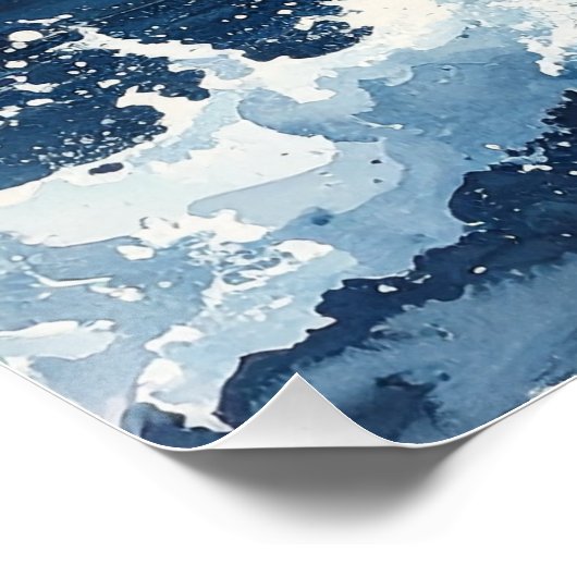 Poster 蒼の波 – The Indigo Wave (Coin)