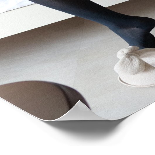 POSTER 遅刻しそうで急いで着替える日本の女子高生 (Coin)